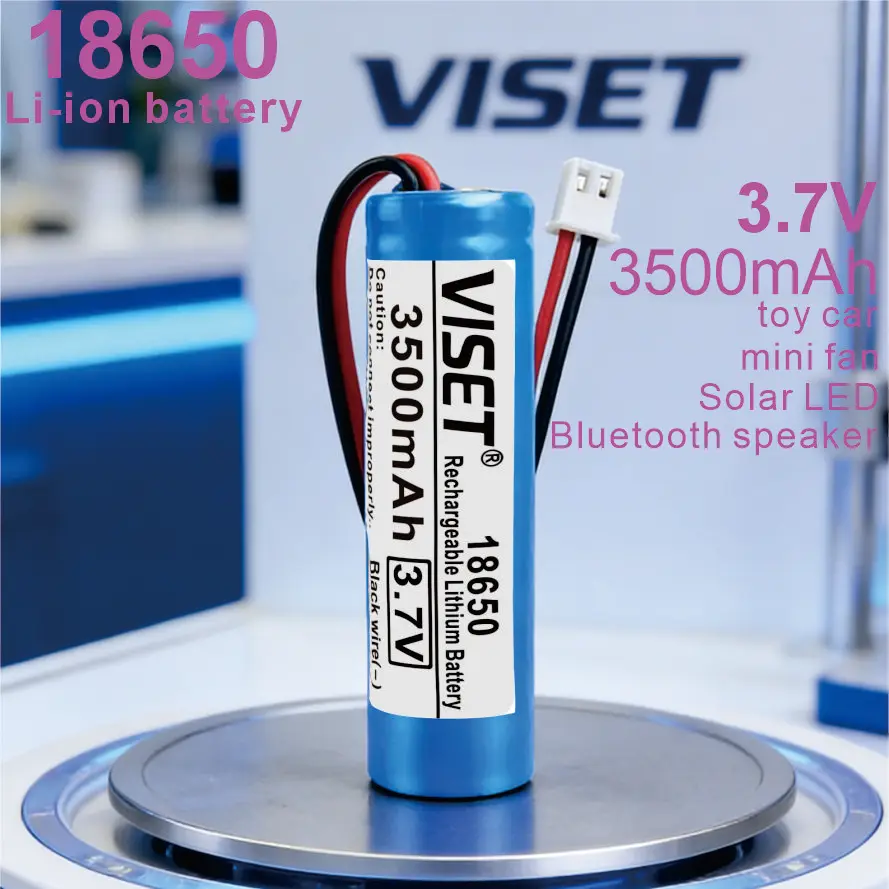 New VISET3.7V 18650 3500mah Lithium Battery for Flashlight Bluetooth speaker Hair Clipper Led Light Toy Car+PCB Protection Board
