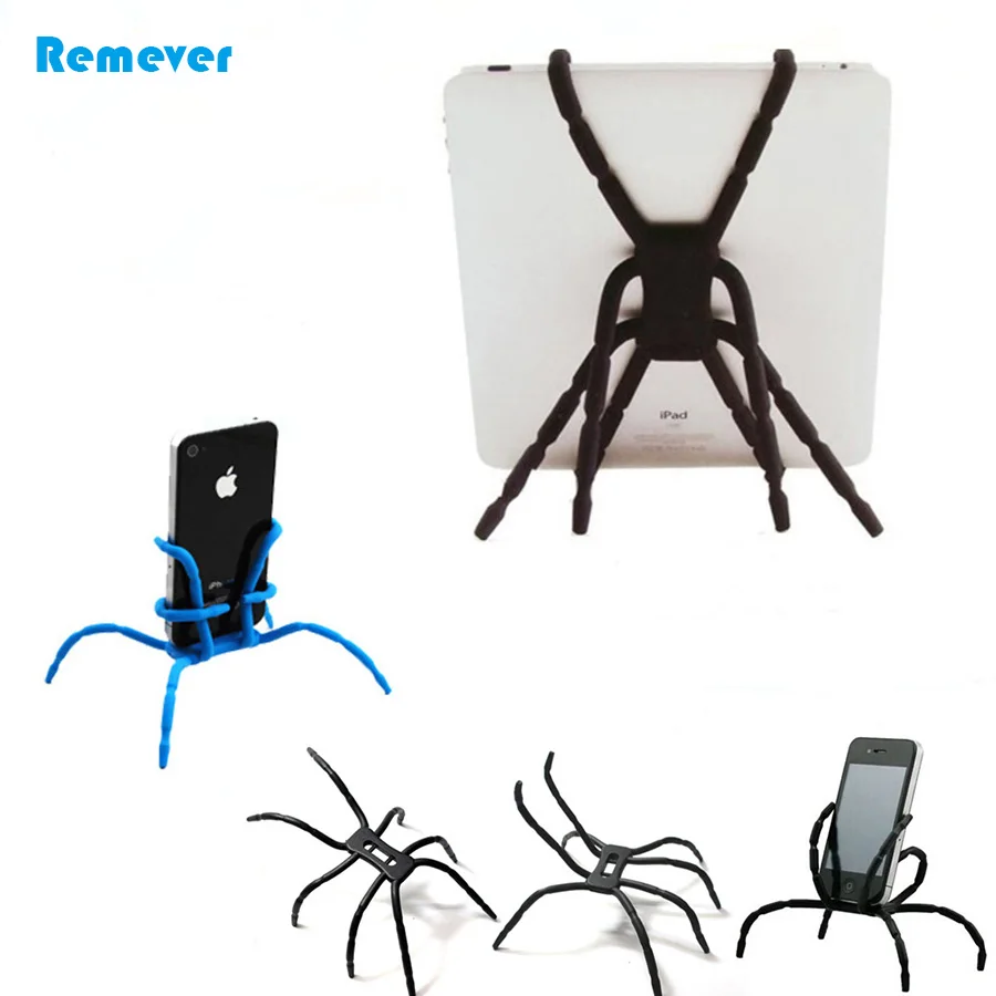 9 colors mini spider Flexible tripod portable Small/Large stand Holder for Ipad iphone phone Samsung Huawei Xiaomi Camera