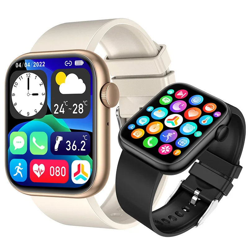 for iPhone 15 Pro Max 14 13 12 11 XR Smart Watch Bluetooth Call Custom Dials Health Monitor Player Fitness Bracelet Smartwatch