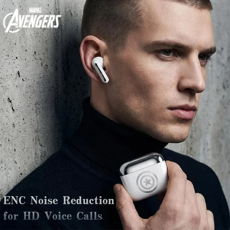 MARVEL Collaboration TWS Wireless Headphones Earphone Bluetooth-compatible 5.4 Waterproof Headset for Xiaomi iPhone Pro4 Earbuds