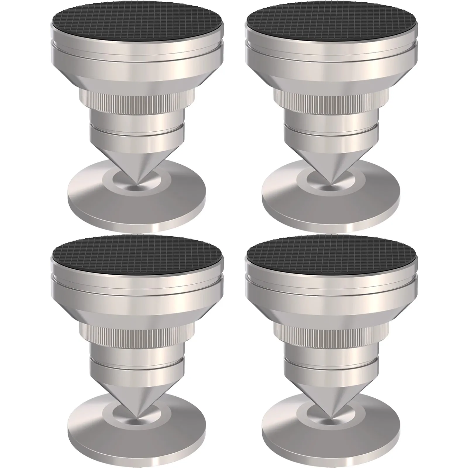4set Preffair SP2728 HiFI Audio 304 Stainless Steel 28mm Speaker Spike Isolation Feet Cone Pad AmpTurntable Floor Protector