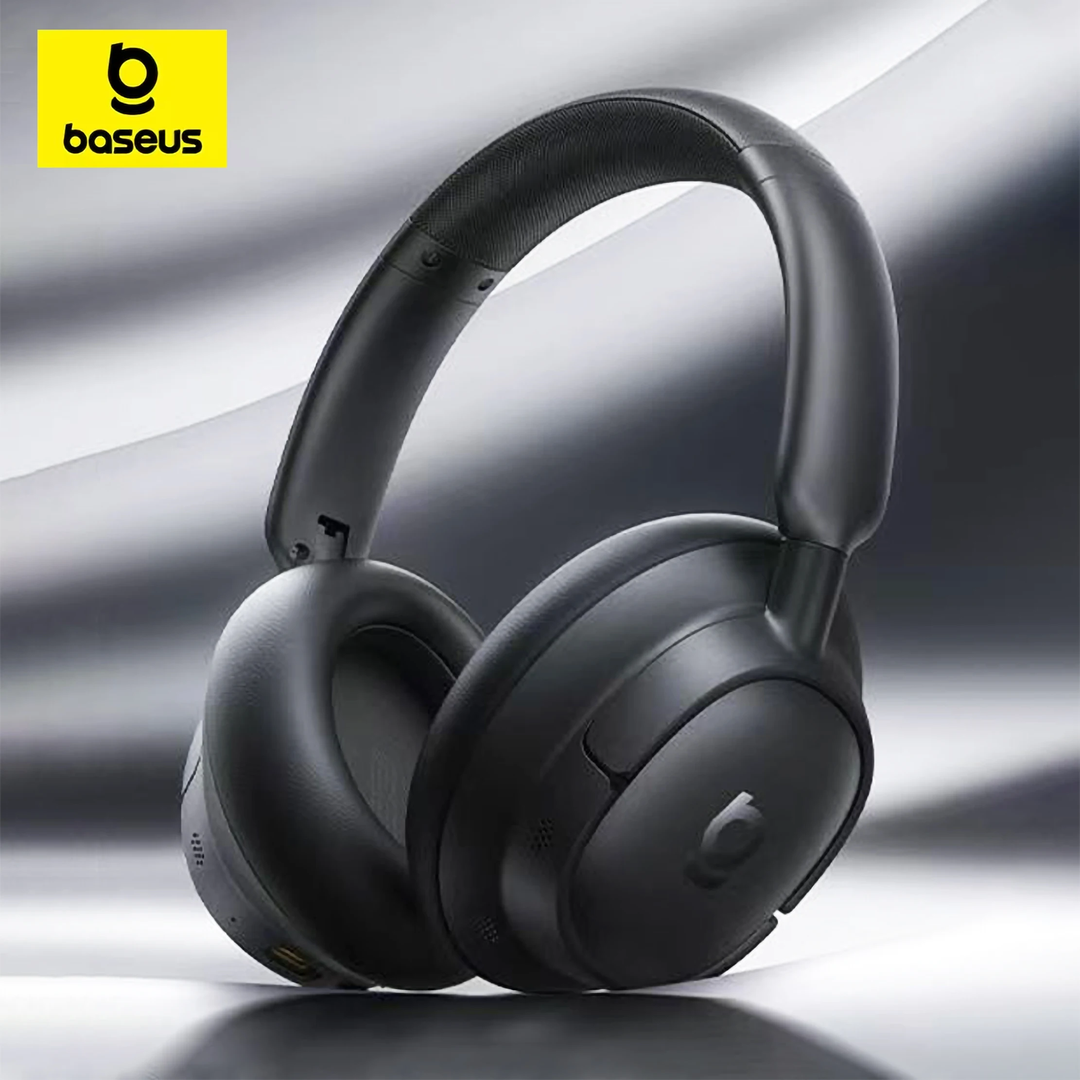 Baseus BH1 NC Headphones Wireless Bluetooth 6.0 Earphones Active Noise Reduction Earbuds LDAC 38ms Low Latency Headset Gamer Pro