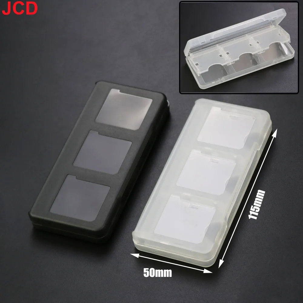 JCD  6 in1 Black/White Game Card Case Box for DS Lite NDSL NDSi XL LL for 3DS NEW 3DS LL XL Portable Cartridge Box