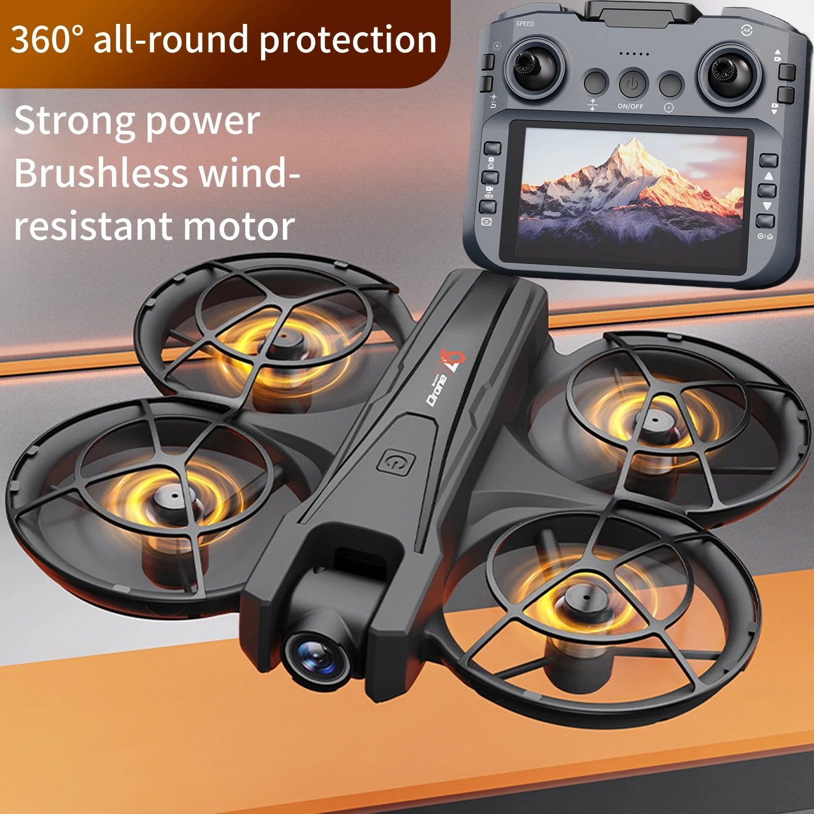 רחפן YL05 switch 360 ° roll drone 4k professional드론 дрон drones con cámara profesionales de 10km Full protection design fpv dron