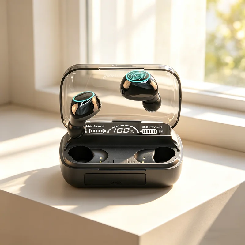 M30 tws Wireless Earbud Noise Reduction IPX7 Waterproof Bluetooth-compatible 5.1 Sports Dynamic In-ear Earphone for allphones