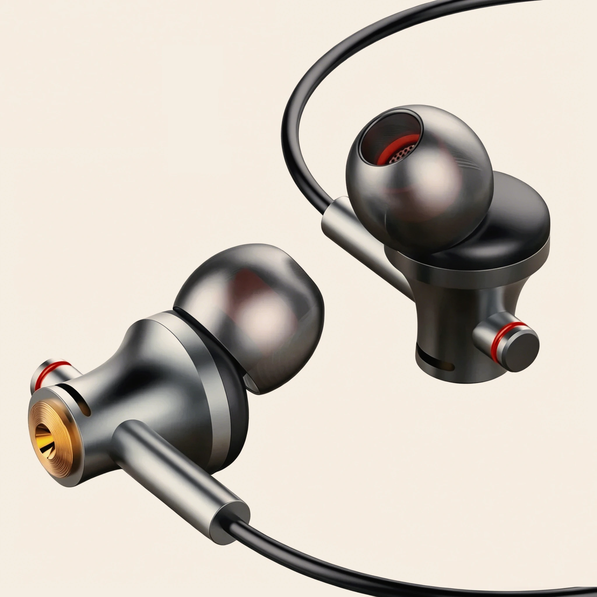 USB Type-C/3.5mm Dual Interface Wired Earbuds Dolby Sound Noise Reduction In-Ear Headphones Portable for Gaming Music