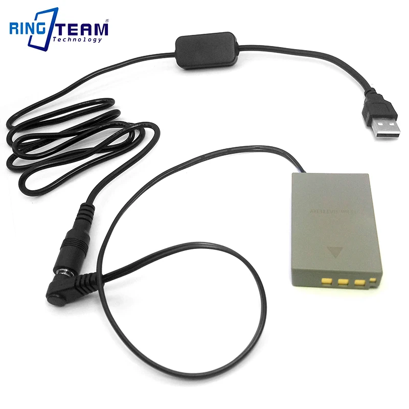 PS-BLS5 BLS-5 Battery DC Coupler + USB Cable for Olympus PEN E-PL2 E-PL5 E-PM2 Stylus 1 1s OM-D E-M10 E-M10 Mark II III Cameras