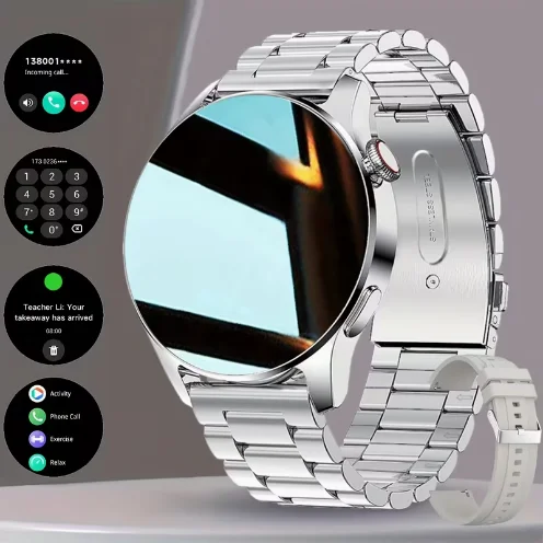 New Smartwatch, Multi-Sport Modes, Sedentary Reminder,Music,For Iphone & Android,Christmas/New Year'S Day Gifts for Boyfriends