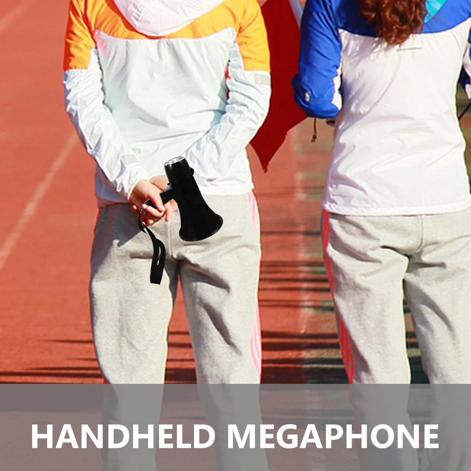 Small Handheld Megaphone Portable Loud Bullhorn Multi-Use for Sports Cheer Football Party Noise Maker Speaker Megaphone Cheer