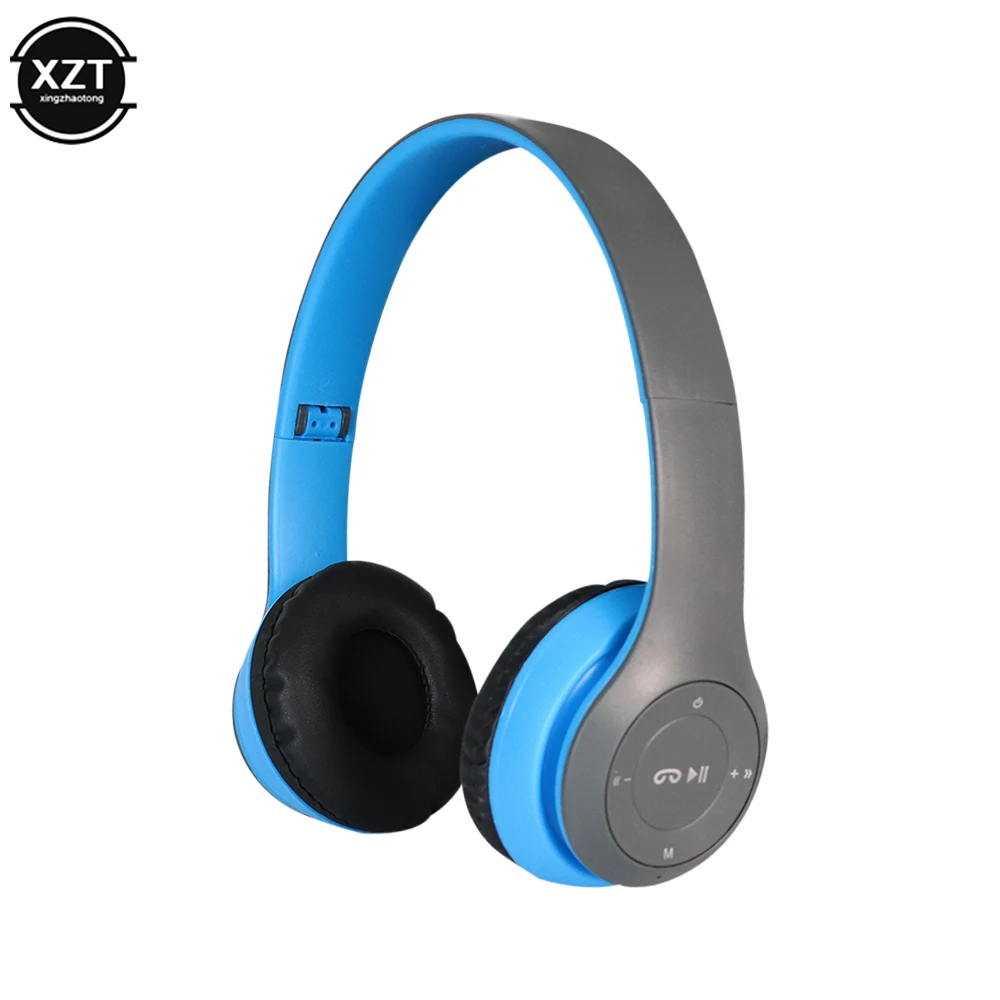 Wireless Headphones 5.0 Bluetooth Earphone Foldable Bass with Memory TF Card For iPhone Xiaomi Sumsamg Phone With Mic Headsets