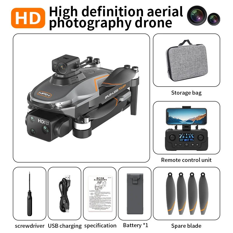 A22 MAX Mini Dron 30-Min Flight Time Auto Return to Home with 8K Camera for Beginners 360° obstacle avoidance Quadcopter Toy