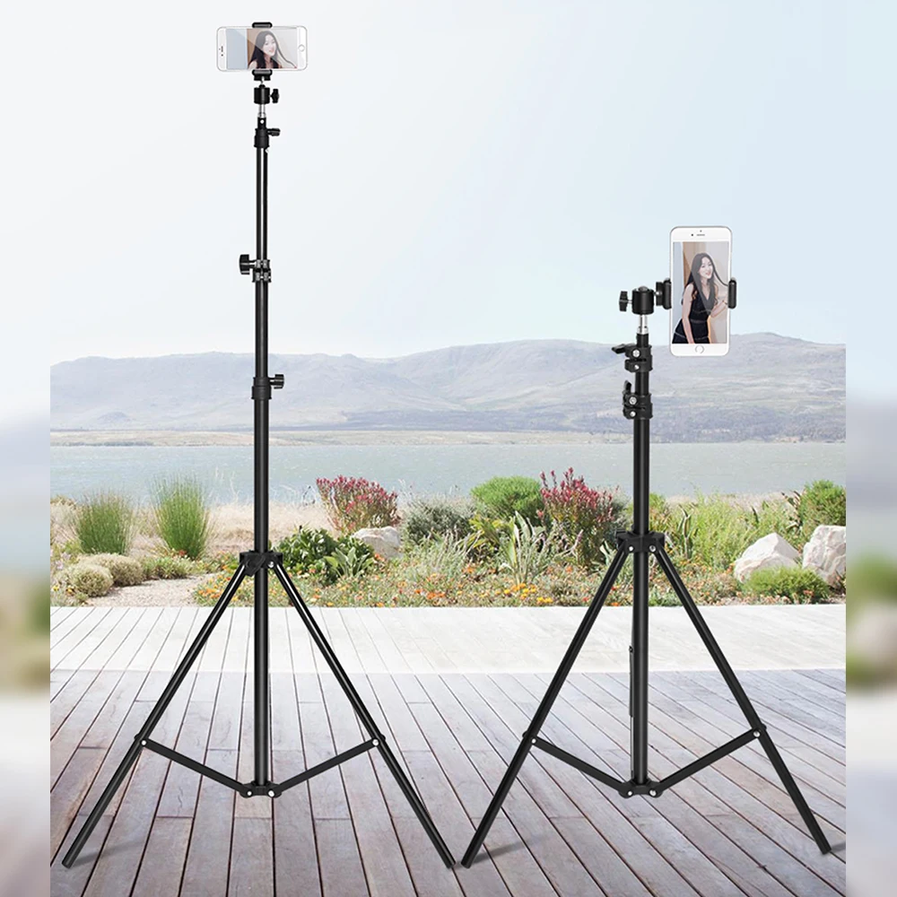Live Photo Blogger Foldable Tripod For iPhone Huawei Mobile Phone Smartphone Tripods For Phone 18 50 150 190cm Camera Stand