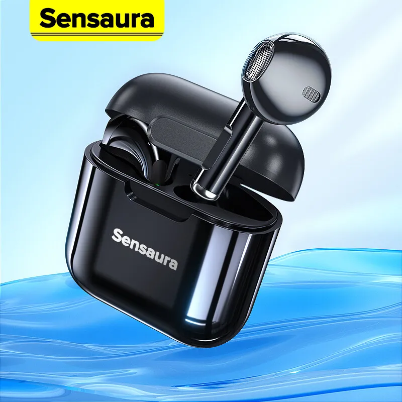 Sensaura-Mini TWS wireless headphones, wireless earbuds, Bluetooth headphones, gaming headphones, Bluetooth 5.3, noise cancellat