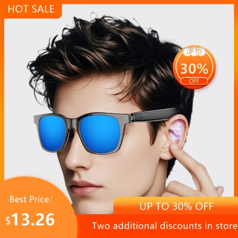 Echowear Smart Cycling Sports Sunscreen Sunglasses Global Universal Lightweight AI Translation Smart Glasses 2026 Dropshipping