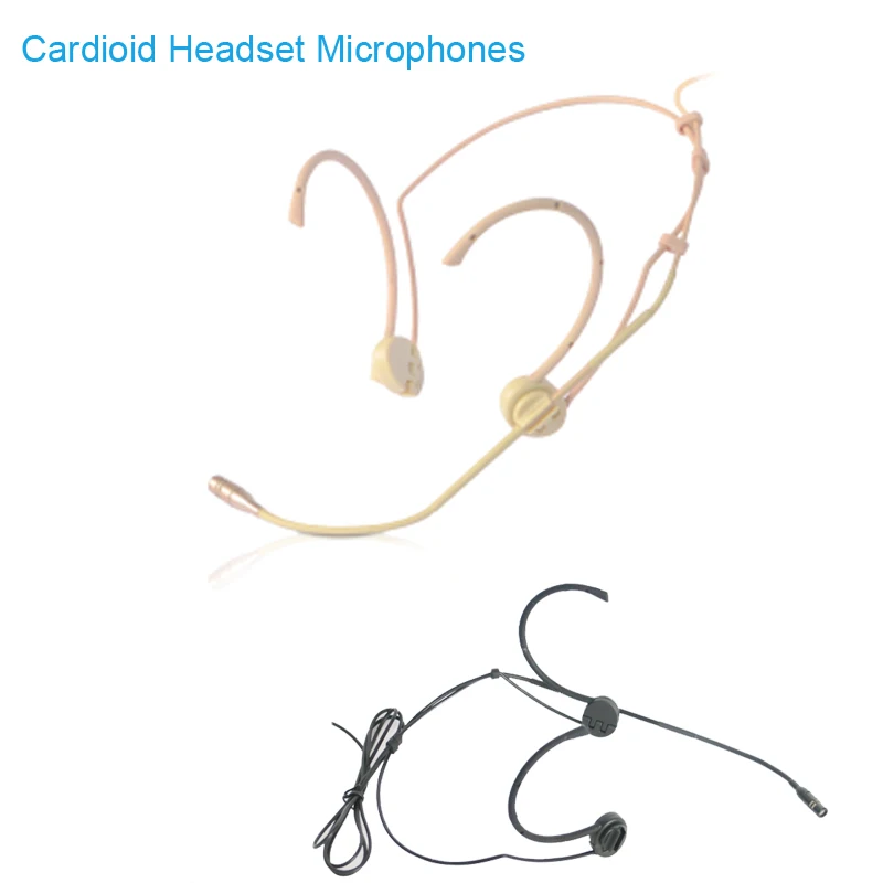 Best Sound Quality Original Cardioid HeadWear Headset Microphone For Shure Sennheiser MiPro AKG TA3F TA4F 3.5mm Lock Foldable