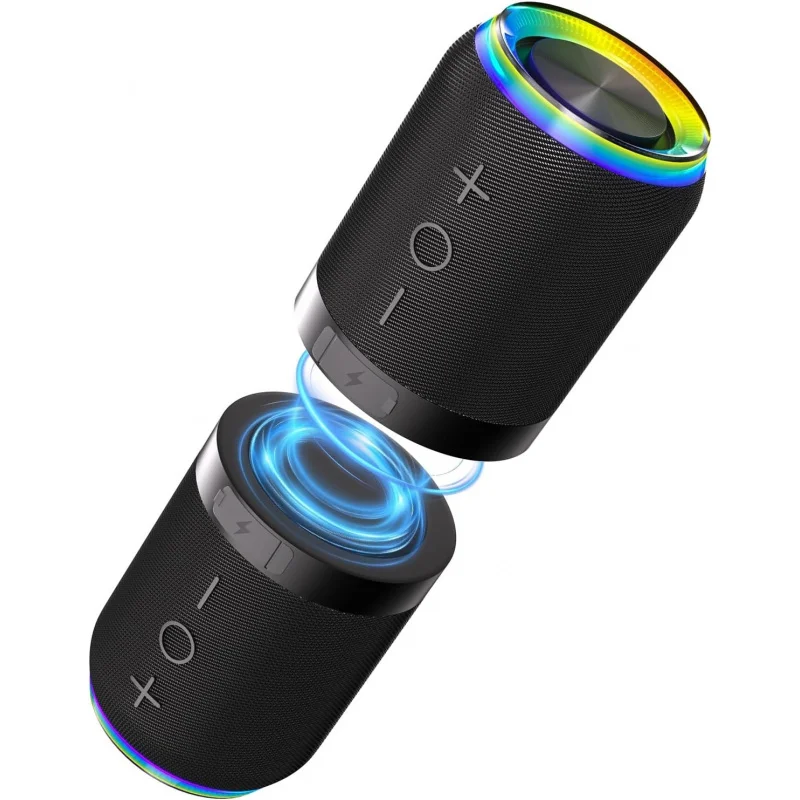 2 in 1 Magnetic Splittable Bluetooth Speaker,Portable Waterproof Split Wireless Speaker Wireless Pairing for Home/Outdoor/Travel