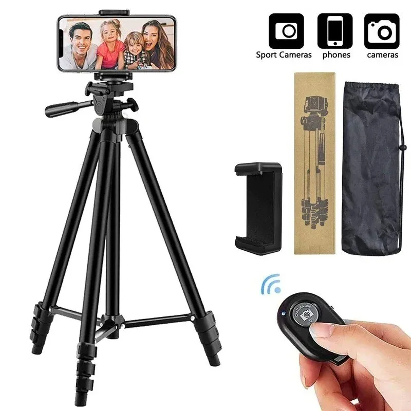 Professional Camera Phone Holder Tripod Stand for Smartphone iPhone Samsung