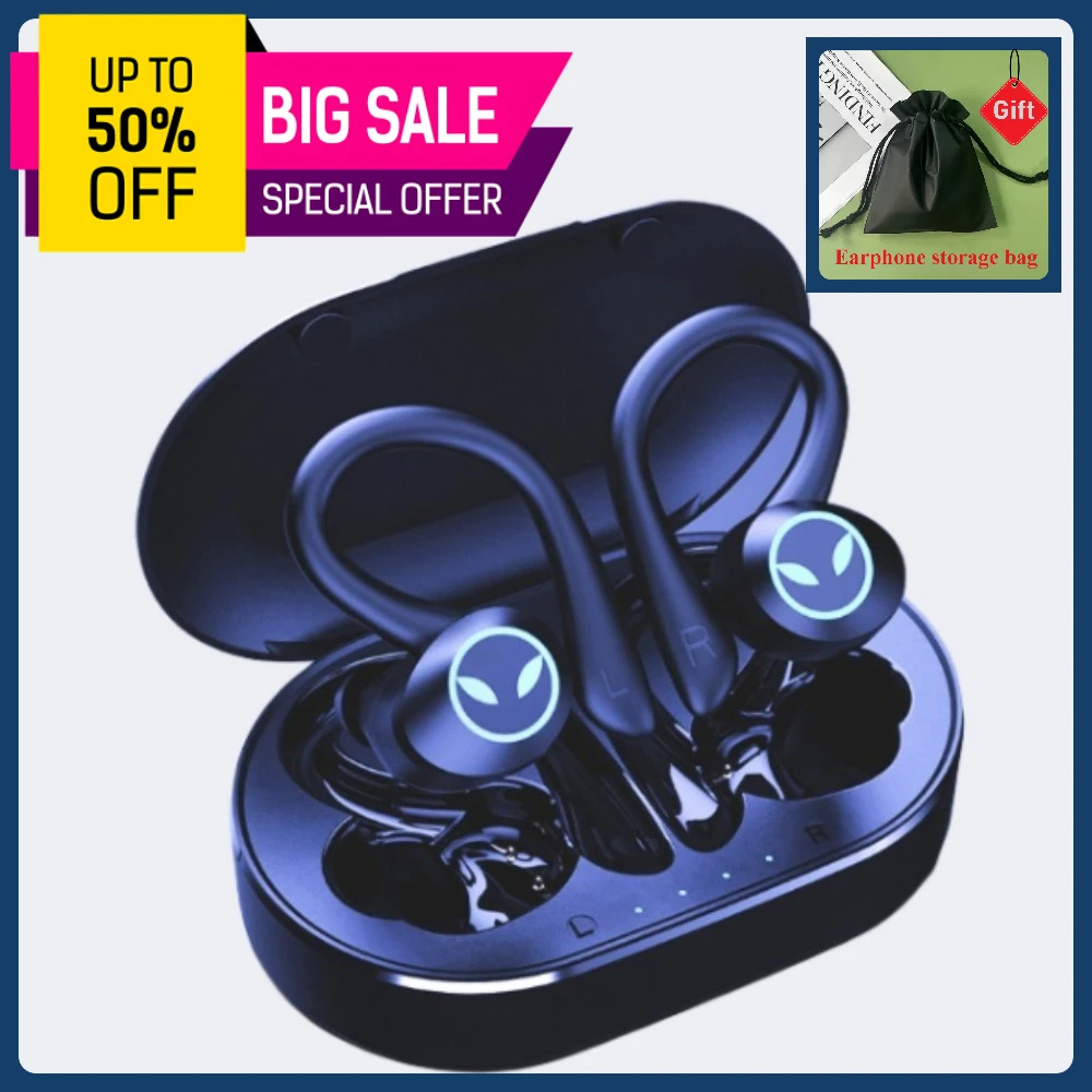 Waterproof and Sweatproof Bluetooth Headphones Wireless Earbuds Headset Wireless Earbuds Gaming Headset headset gamer