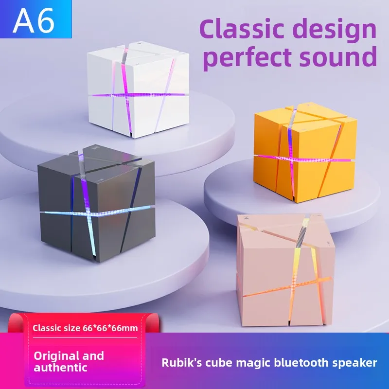 A6 Bluetooth Speakers High-fidelity Sound Quality Portable Wireless Speaker With Microphone Surround Sound For PC Xiaomi iPhone