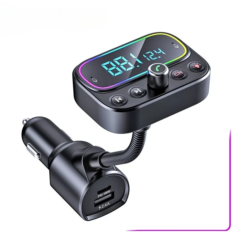 T67 Car Bluetooth MP3 Player Bluetooth Receiver U Disk Car Charger Car Cigarette Lighter Dual MIC
