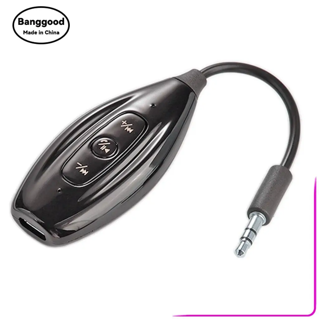 BT31 Car 3.5MM Audio Port Built-in Microphone Hands-free Call Car Wireless Bluetooth Audio Receiver