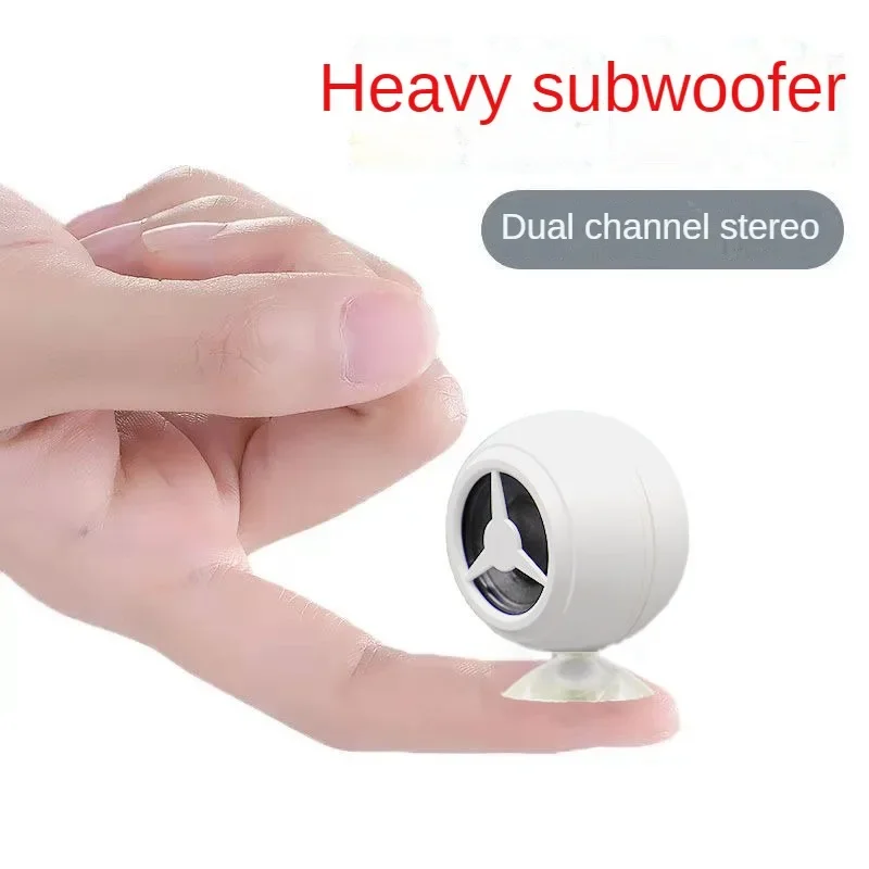 Portable Bluetooth Speaker with Phone Holder Suction Cup for Gaming and Cooling Mini Low Bass Hi-Fi Sound