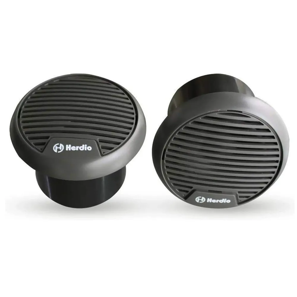 Herdio 3'' Waterproof Marine Speakers Full Range Audio Motorcycle Speaker Stereo System With MAX Power 140W Pair For Boat CAR