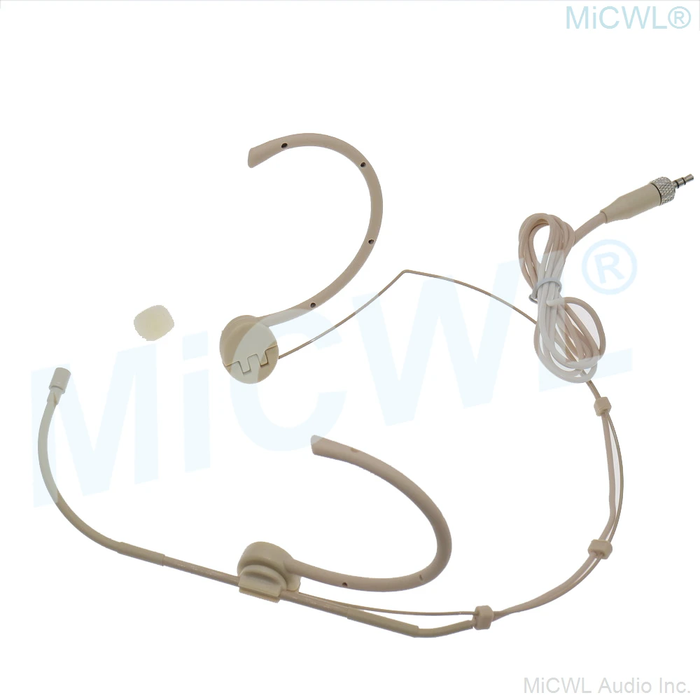 EW700 new generation Foldable earset Headset Microphone for Sennheiser Wireless Mic System Black