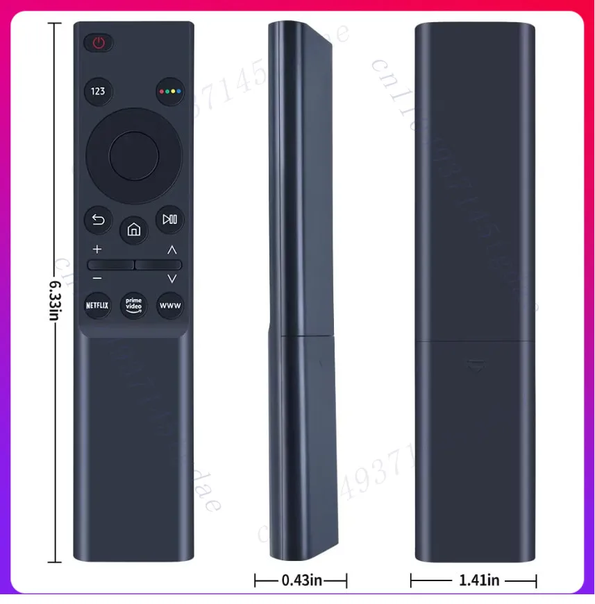 2Pcs New Smart LCD TV Remote Control BN59-01358B for Samsung Smart LED/QLED LCD TVs -