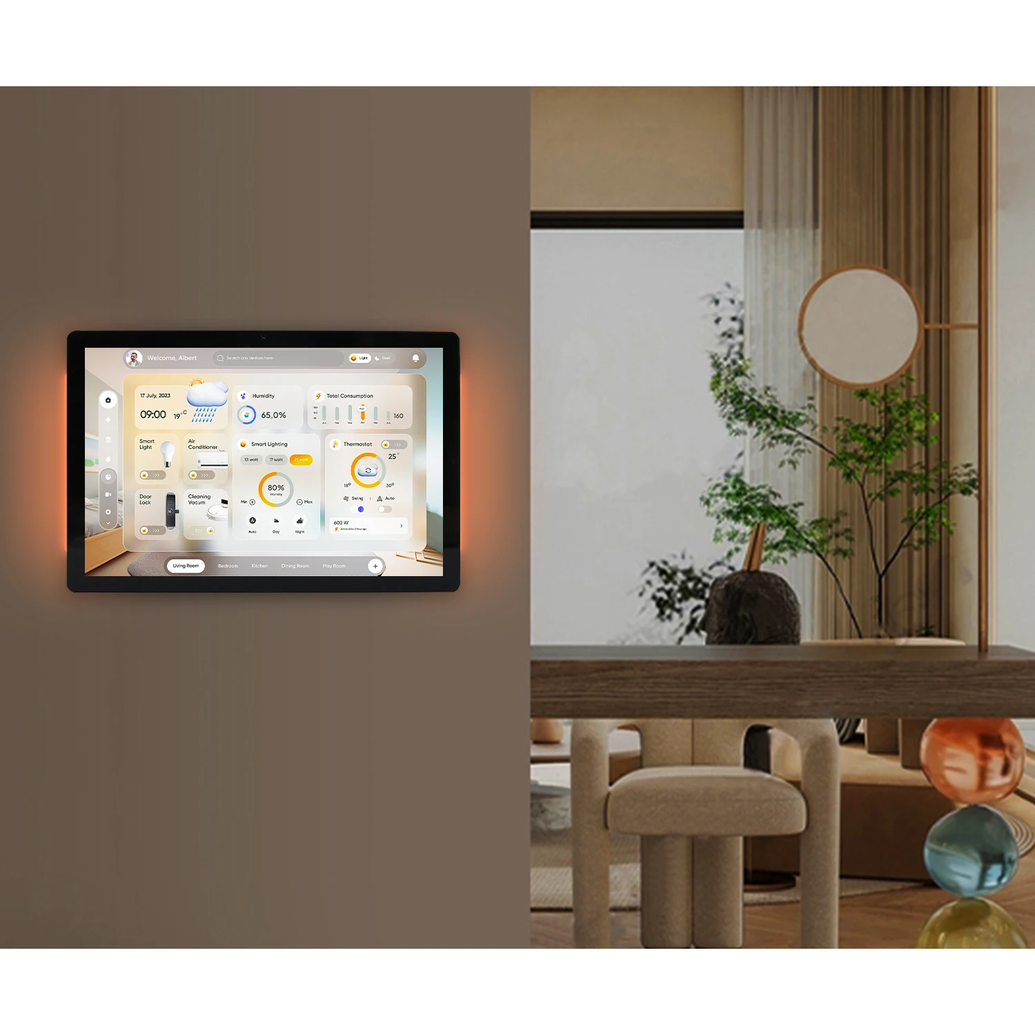 Android 10 Tablet Wall Mount Smart Home Control Panel 8/10.1" MT8768 4+64GB POE RS485 Linux Touch Panel