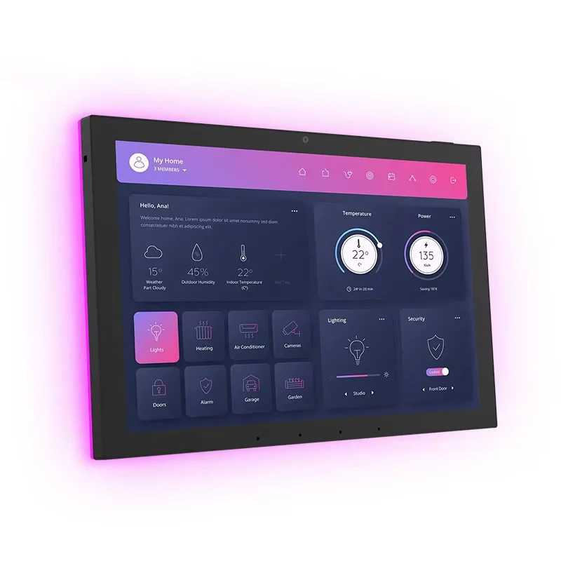 Smart Home Automation 10.1" Android 14 4+64GB POE Touch Control Display Tablet With RK3576S Quad-Core CPU Wall Tablet Meeting