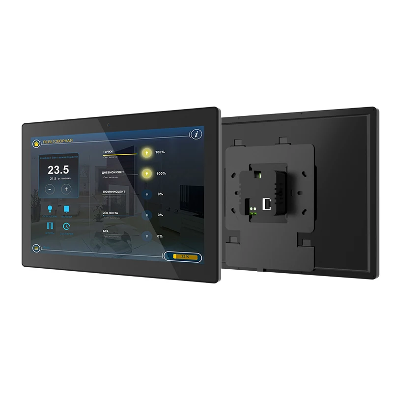 Developed Smart Home System 10.1 Inch 1280x800 Resolution Flash Mount Android POE Tablet Control Panel