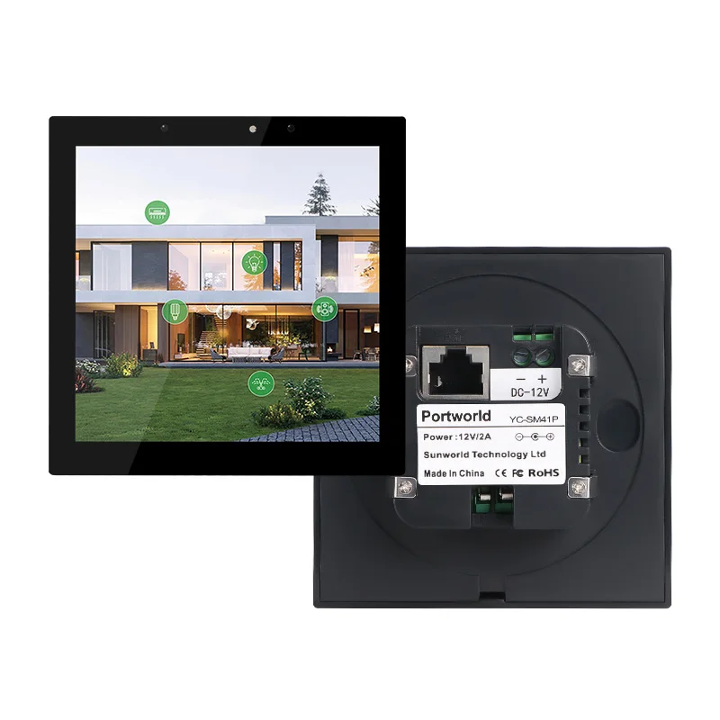 Portworld Smart Home Products DC12V 4 Inch POE Tablet Smart Hardware And Home Products