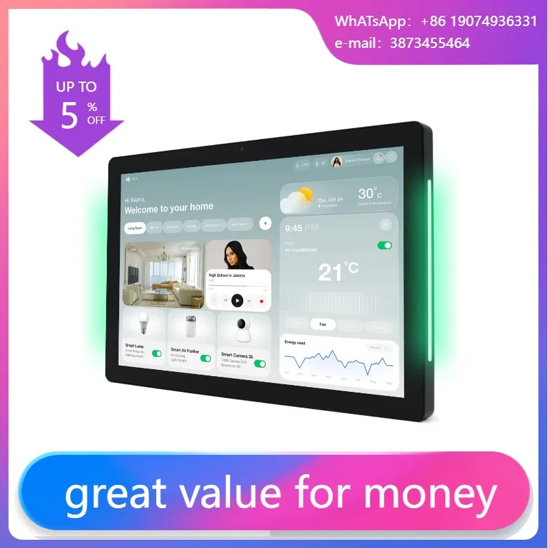 Android Tablet Smart Home Control Panel Wall Mount 8