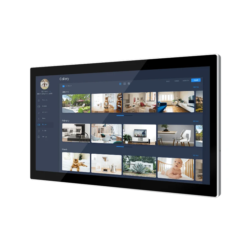 2024 Certified 8-Inch Smart Home Control Panel POE Wall-mounted Wifi Android System Tablet RS485 Home USB Power For Hotels