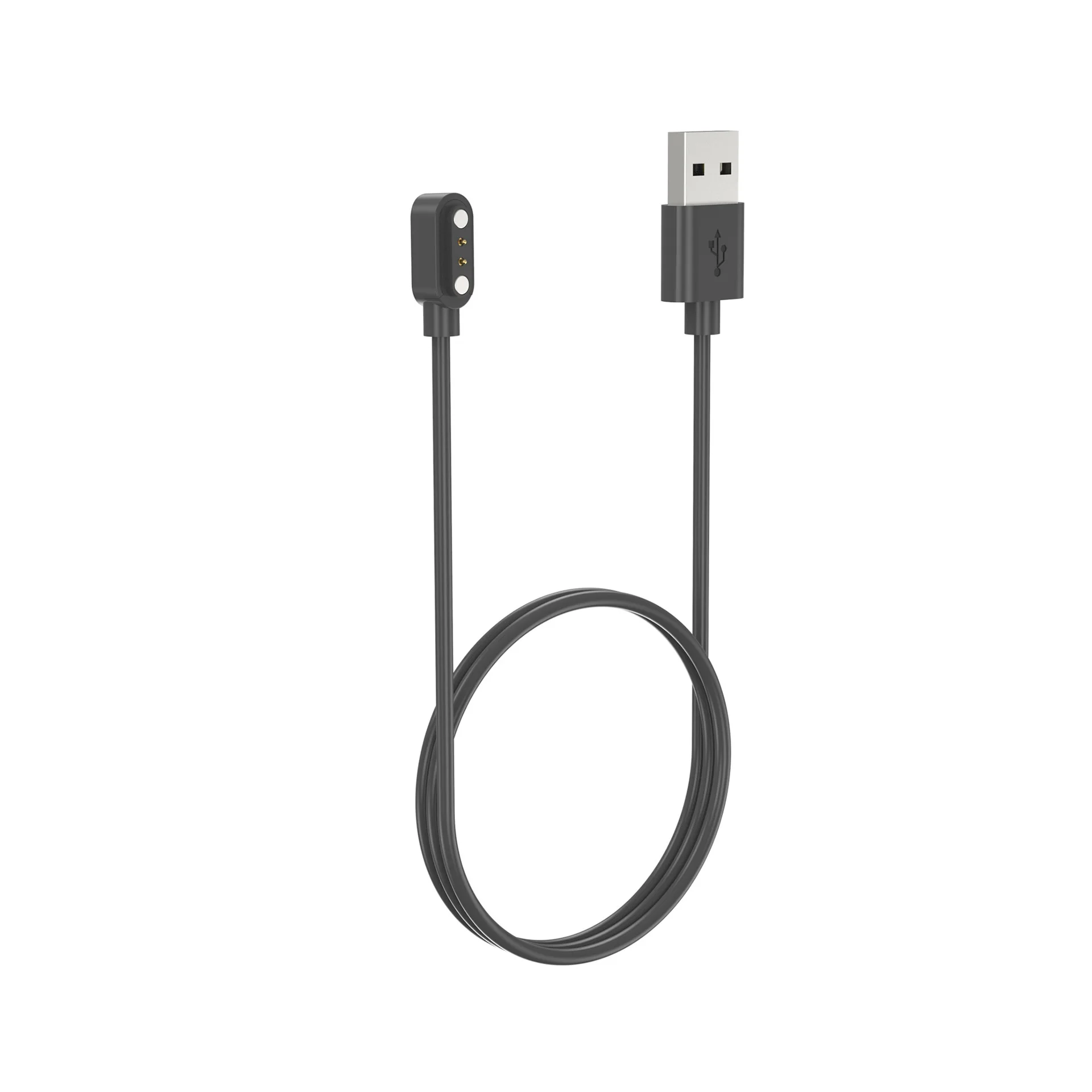 For Noise Colorfit Pro3/2 / ultra for Boat Watch Xtend Charging Cable TPE Durable Anti Tangle Braided Cord Smart Chip Safe