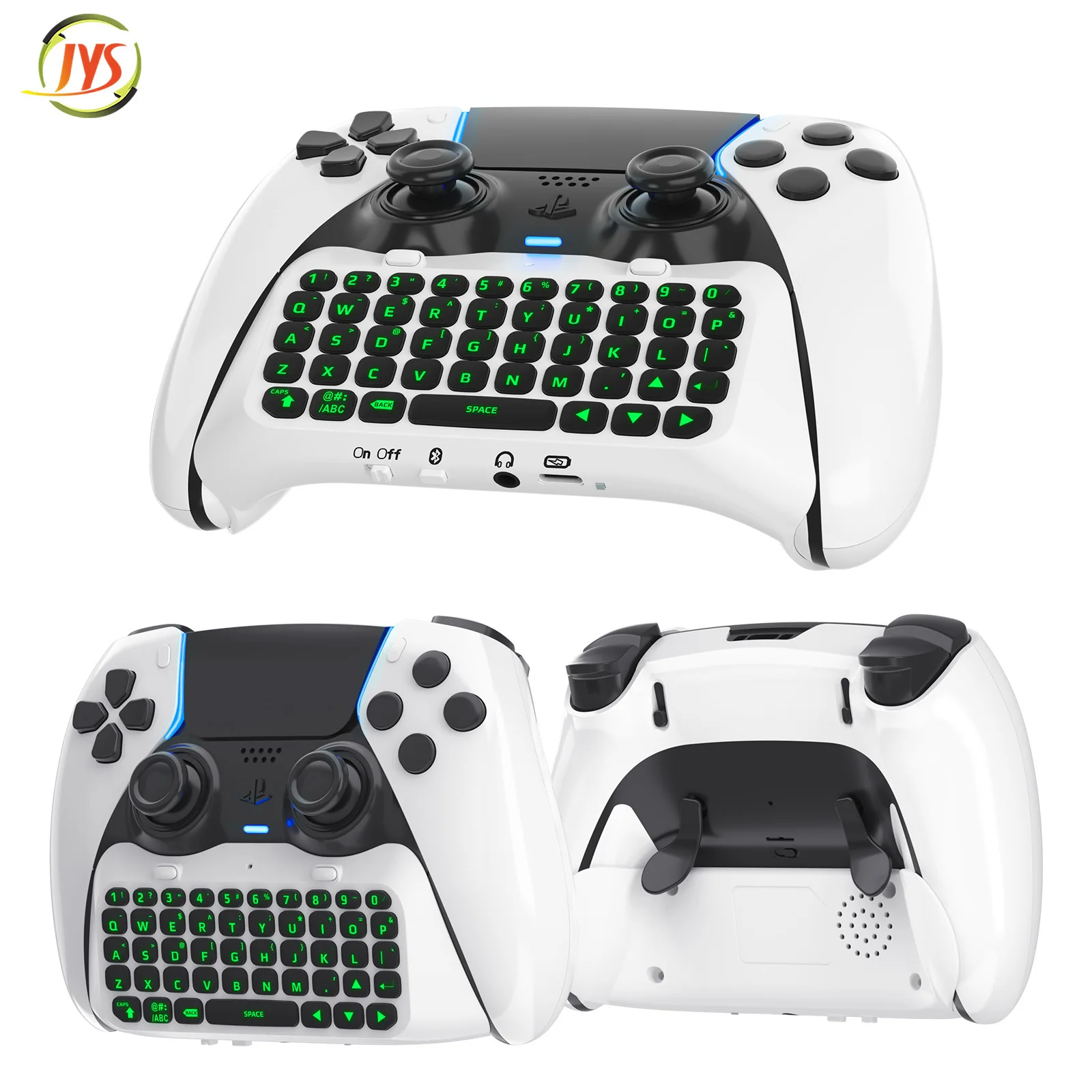 FOR JYS new PS5 elite handle wireless Bluetooth external keyboard, built-in speaker for voice chat input