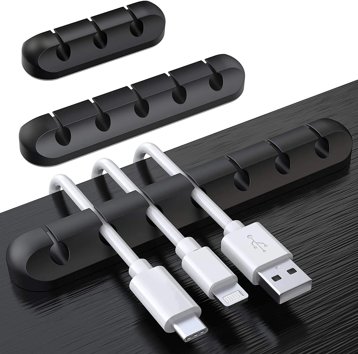 Smart Cable Holder Silicone Flexible Cable Winder Wire Organizer Holder Cord Management Clip for Car USB Earphone Network Cable