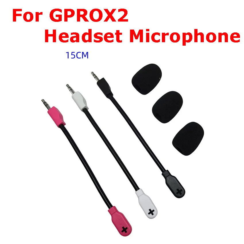 For GPROX2 Headset Microphone Detachable Microphone Gaming Headphones Accessories