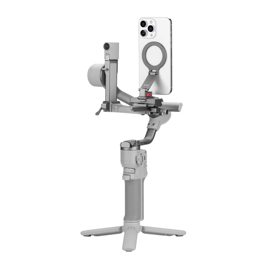 For DJI RS4 Mini Cold Shoe Design Adapter For Android phone for iPhone 16 15 14 Magsafe Magnetic Phone Holder