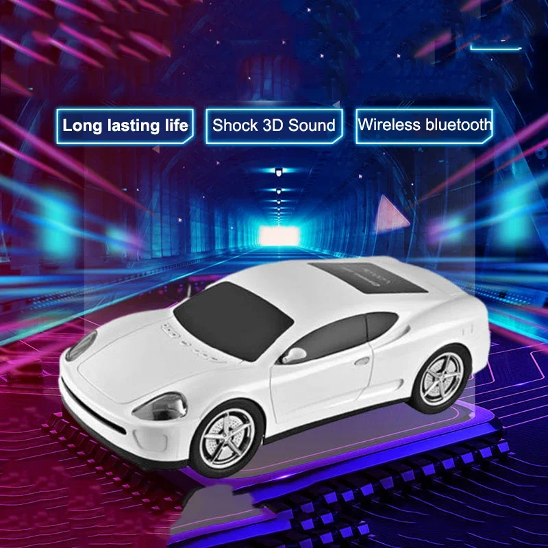 Desktop Bluetooth Speaker Loud Sound for Mobile Phone Car Stereo Ultra Low Bass Car Model Speaker