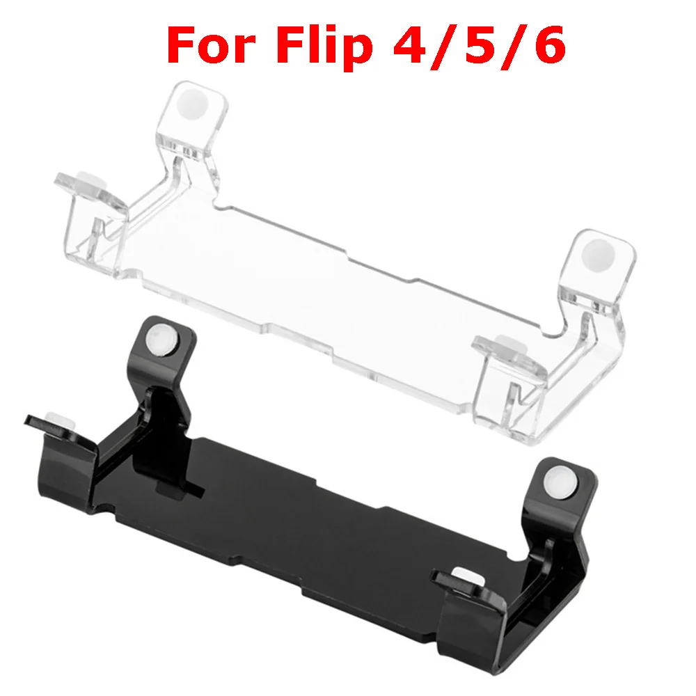 For Flip 4/5/6 Portable Bluetooth-Compatible Speaker Car Mounting Acrylic Base Set with Silicone Pads and Strap