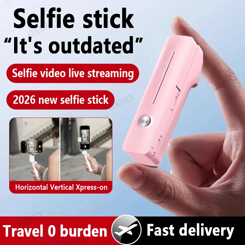 Mini Folding Selfie Stick 360° Rotation Holder Scalable Selfie Stick Bluetooth Remote Control with Tripod Mobile Phone Universal