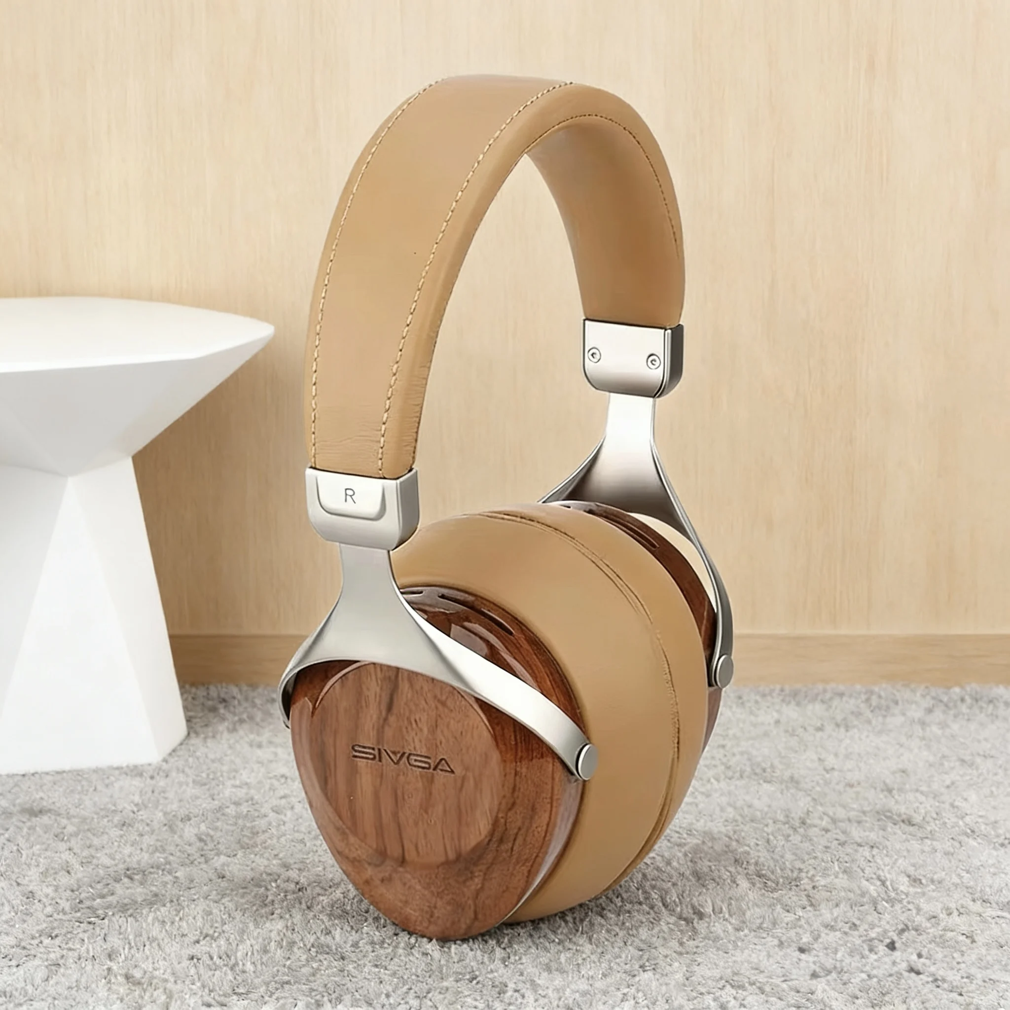 SV021 Headset made of solid wood, HIFI high-fidelity wired notebook, desktop computer, mobile phone universal earphone