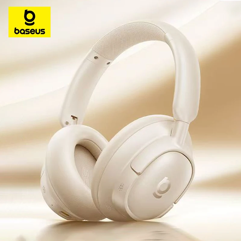 Baseus BH1 NC Headphones Wireless Bluetooth 6.0 Earphones LDAC Active Noise Reduction Earbuds 38ms Low Latency Headset Gamer Pro