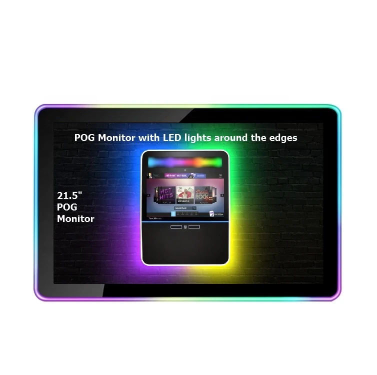 19/21.5/22 Inch LED Lights Infrared Capacitive IR Touch Screen Gaming Monitor With USB Interface New Product