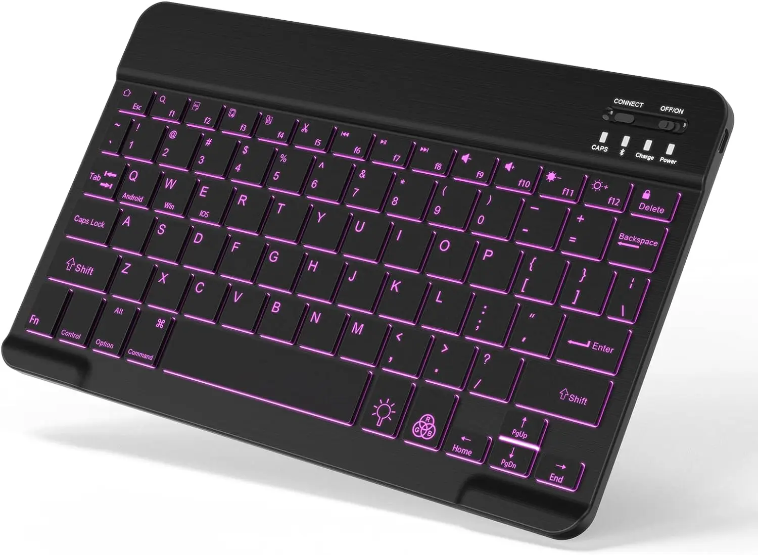 Steam Deck Backlit Bluetooth Keyboard,Small Portable External Wireless Keyboard Cordless Rechargeable Illuminated for Steam Deck