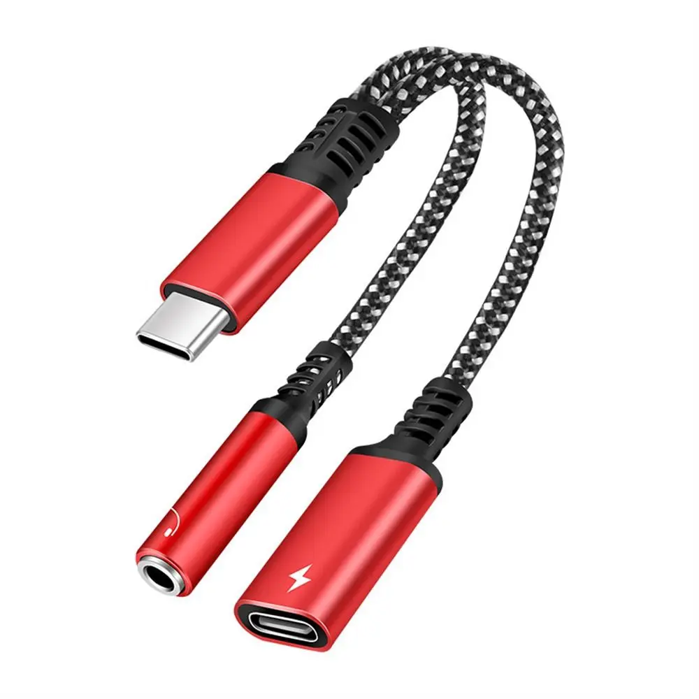 1 Gaming Type C To 3.5mm Jack Headphone Jack OTG Adapter Type C to 3.5mm OTG Cable Charging Cable Cable Converter Aux Converter