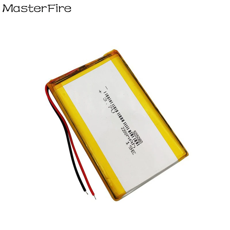 3.7V 2200mah Rechargeable Lithium Polymer Battery 505080 for Power Bank Laptop Camera E-Book Tablet PC MID PAD PDA Batteries