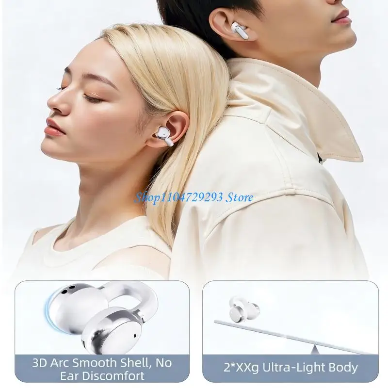Y2GD 4pcs/Set Long Service Battery Wireless Earbuds Active Noise Cancellation Comfort for Travel and Leisure Activity